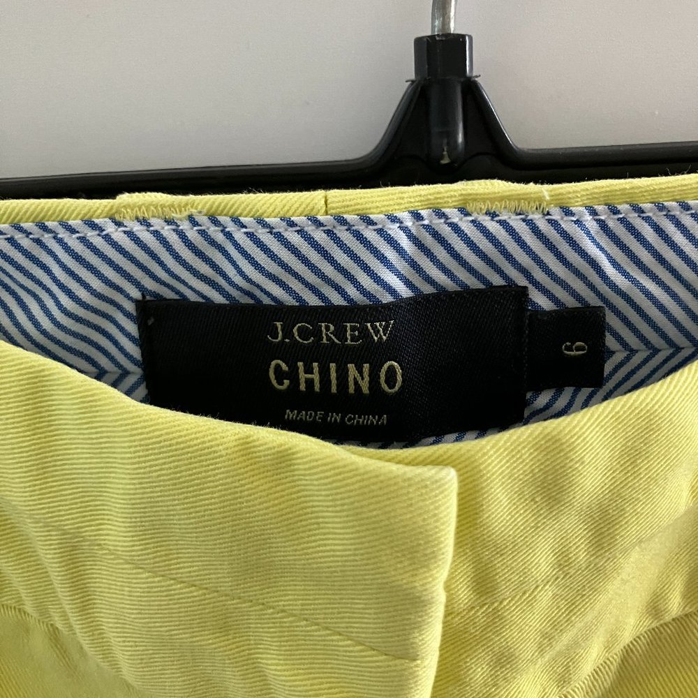 J Crew Yellow Shorts - Size 6